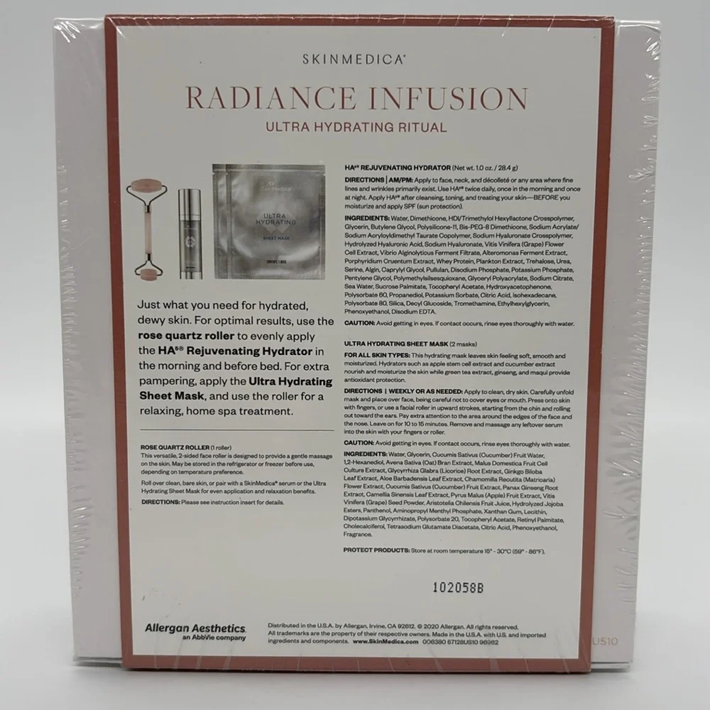 NIB SkinMedica Radiance Infusion Ultra Hydrating Ritual